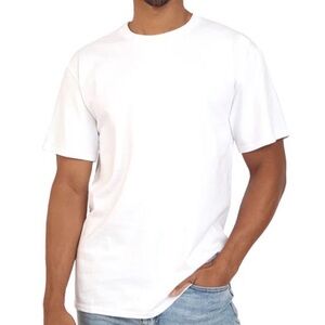 Threadfast Unisex White Crew Neck T-Shirt 5XL NWOT